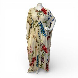 Kalista Floral Botanical Kaftan Dress – Size 4XL